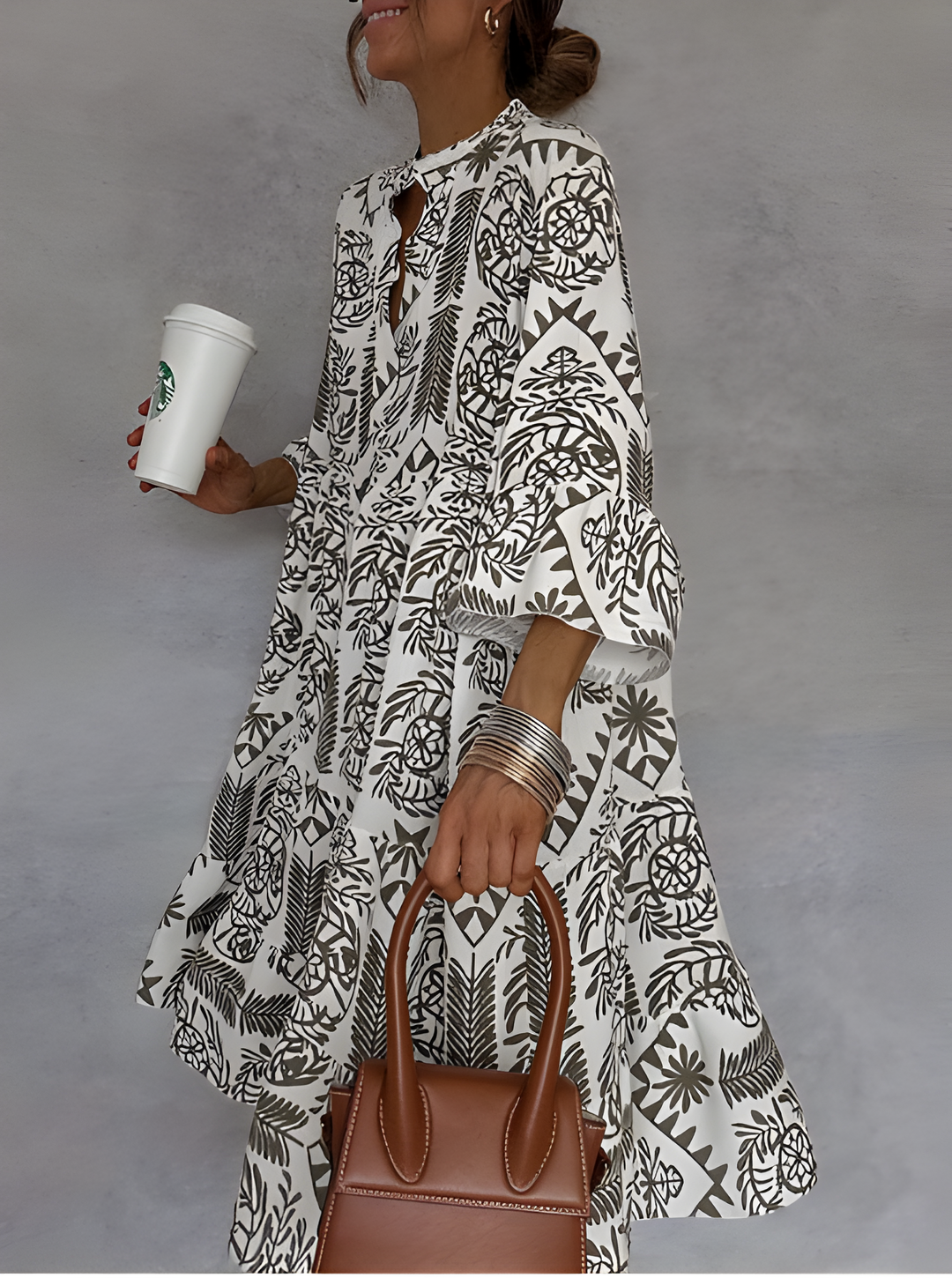 Idalina™ | Robe Tendance à Imprimé