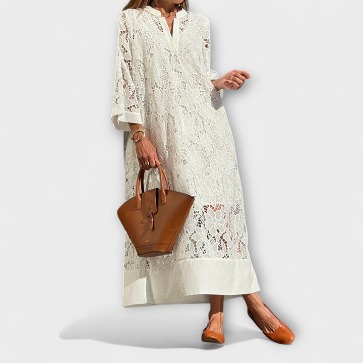 Valmere - Robe avec broderie Dahlia