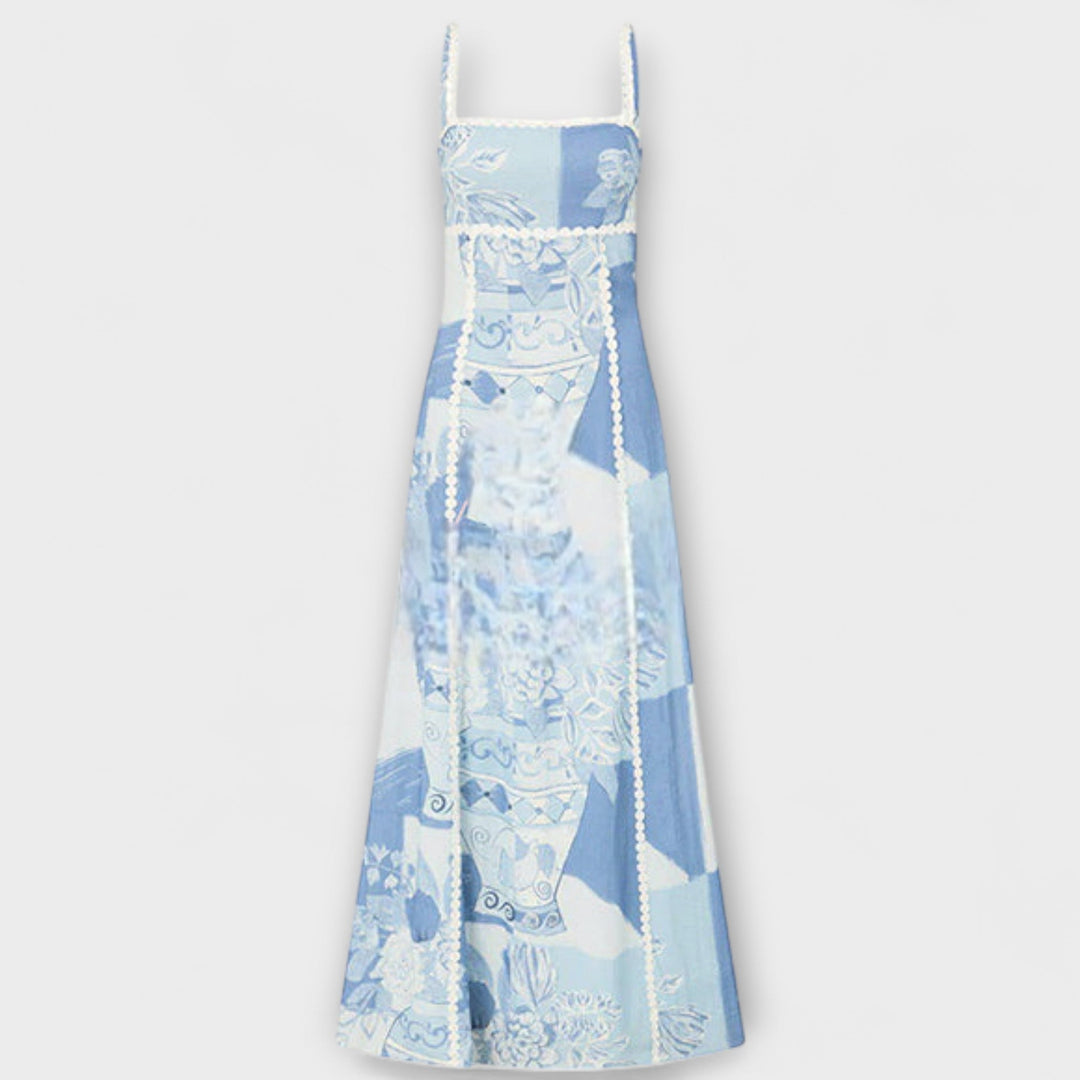 Terazza Ric Rac - Maxi robe en lin avec coupe ample