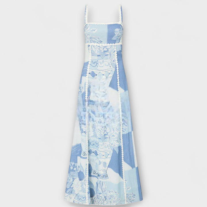 Terazza Ric Rac - Maxi robe en lin avec coupe ample