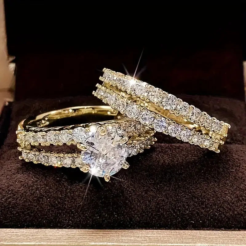 Ensemble de Bagues Éclat Éternel