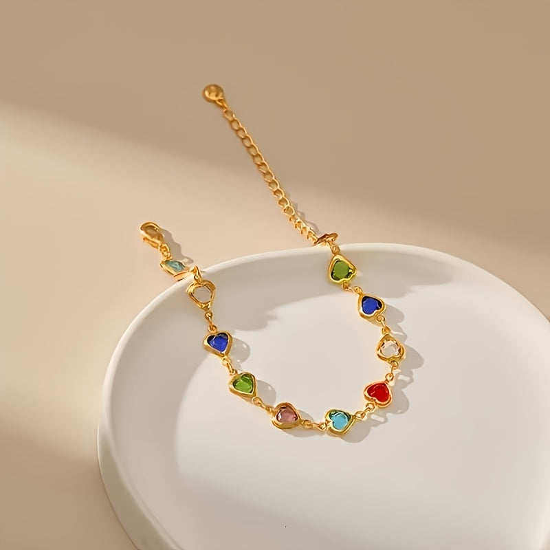 Bracelet en forme de cœur unique