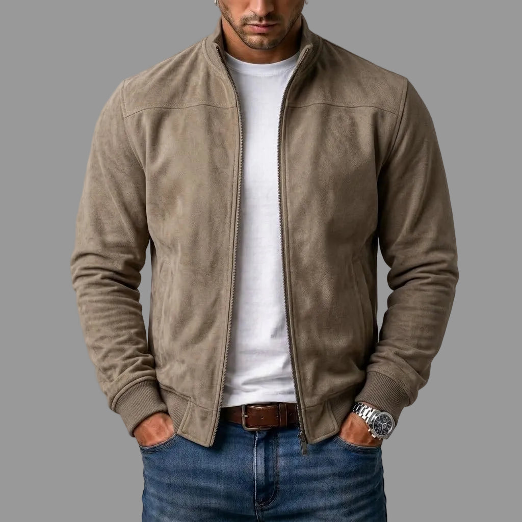 Ceasar  | Blouson aviateur en daim
