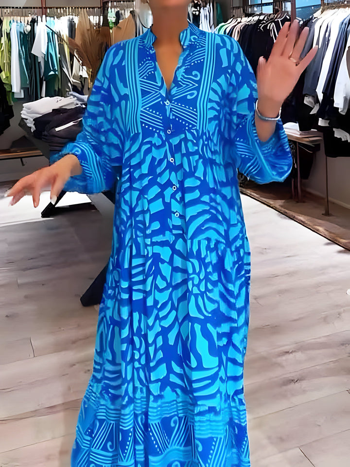 Ivana™ | Printed V-Neck Robe