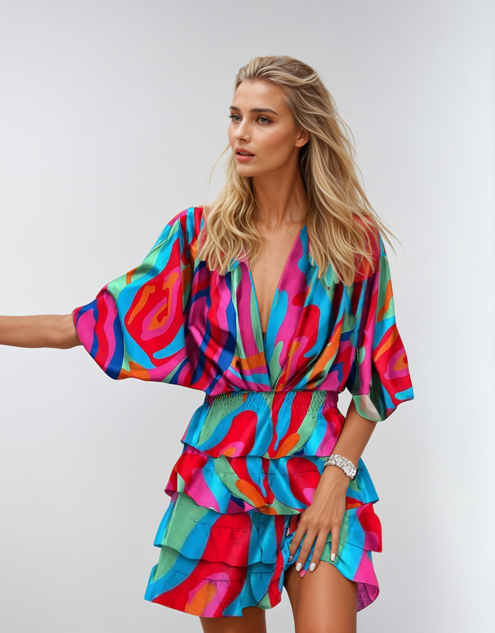 Zachi™ | Robe Midi Fleurie