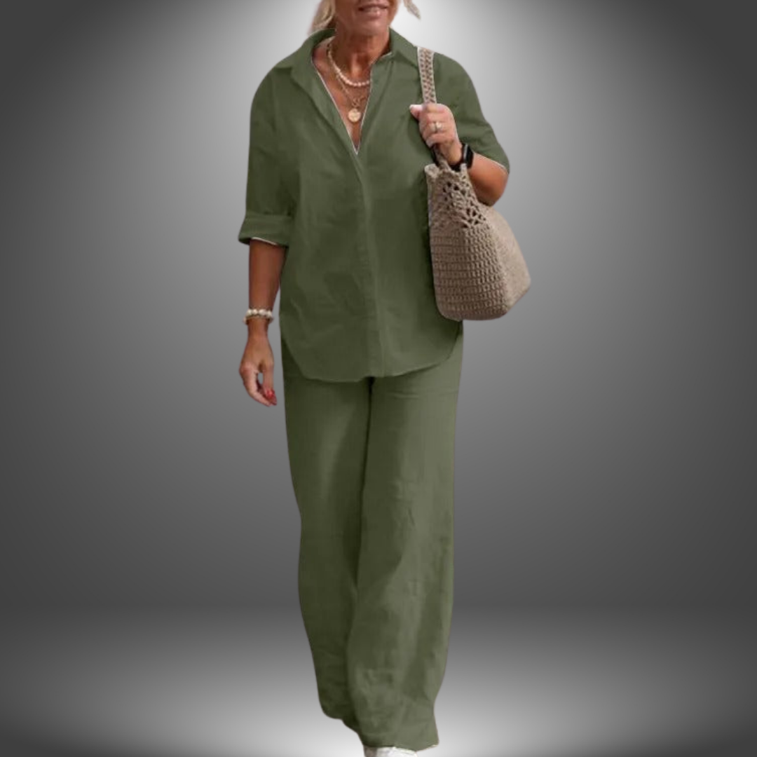 Aurora - Ensemble Élégant en Coton