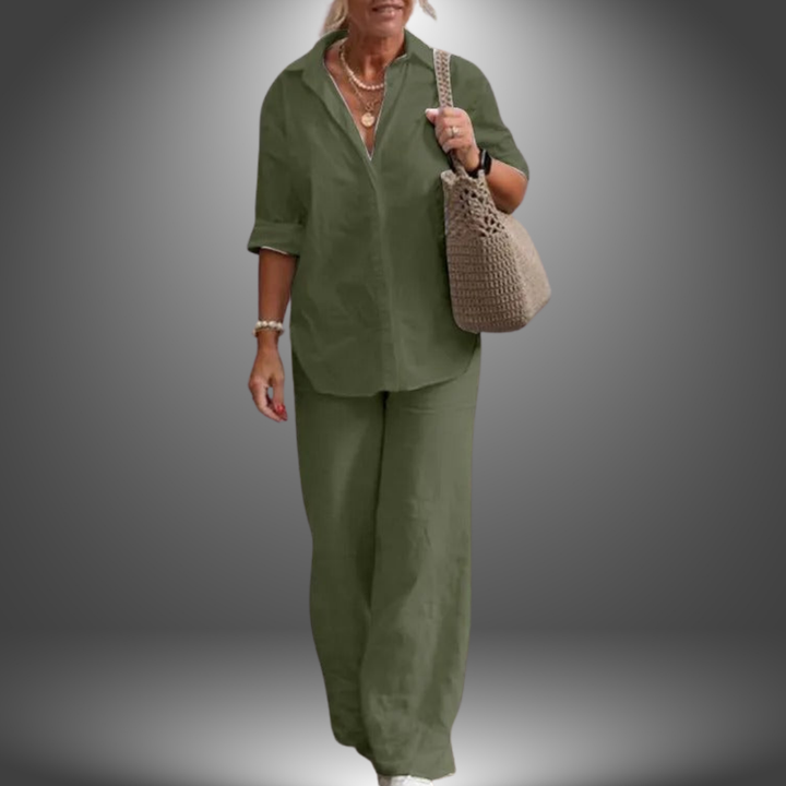 Aurora - Ensemble Élégant en Coton