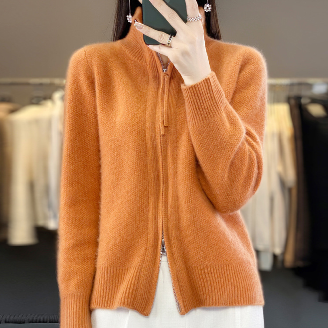 Luna | Cardigan Doux avec Zip