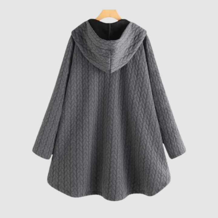 Zuzana - Manteau matelassé avec capuche et boutons