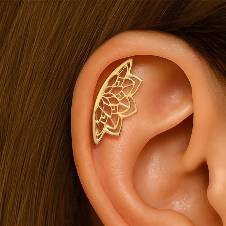Mandala Helix Earrings