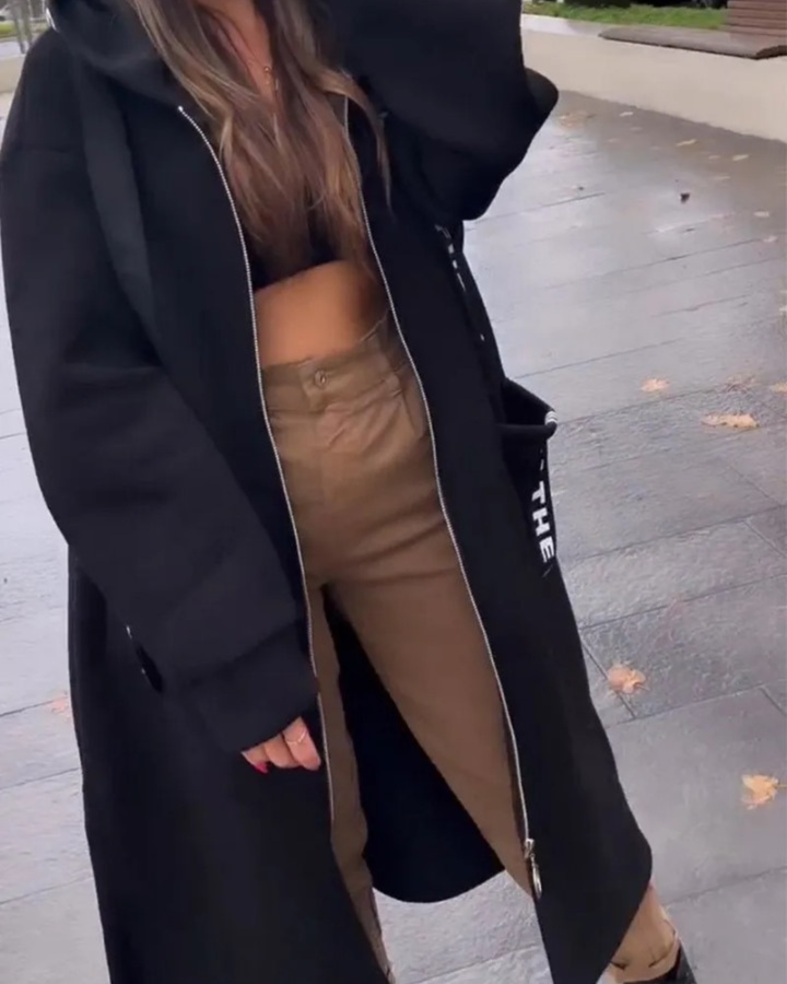 Marina | Sweat à capuche long