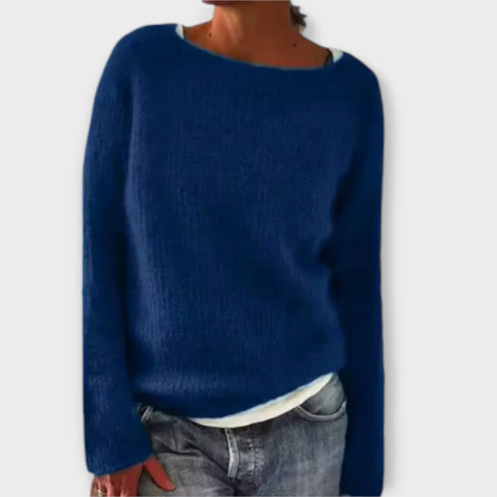 Regine – pull en maille unie