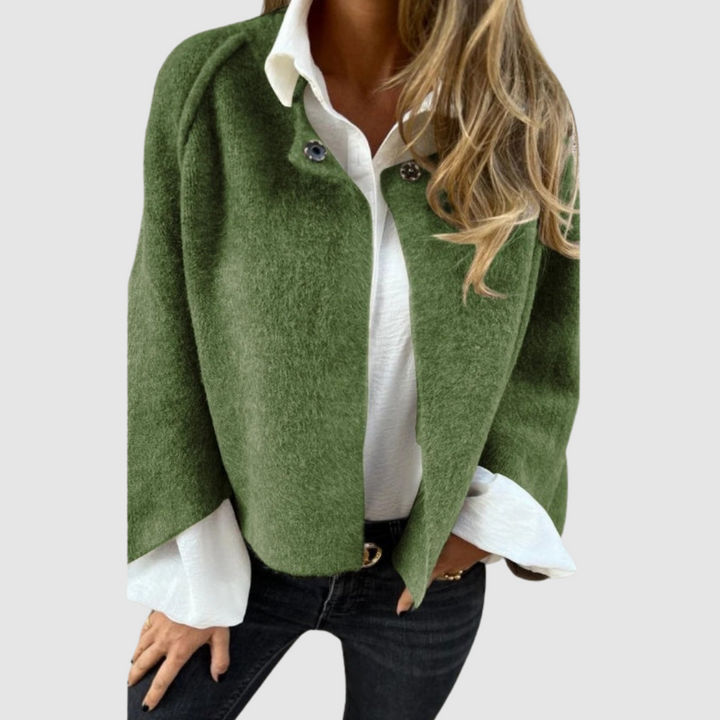 Jasmína - Manteau à décolleté décontracté