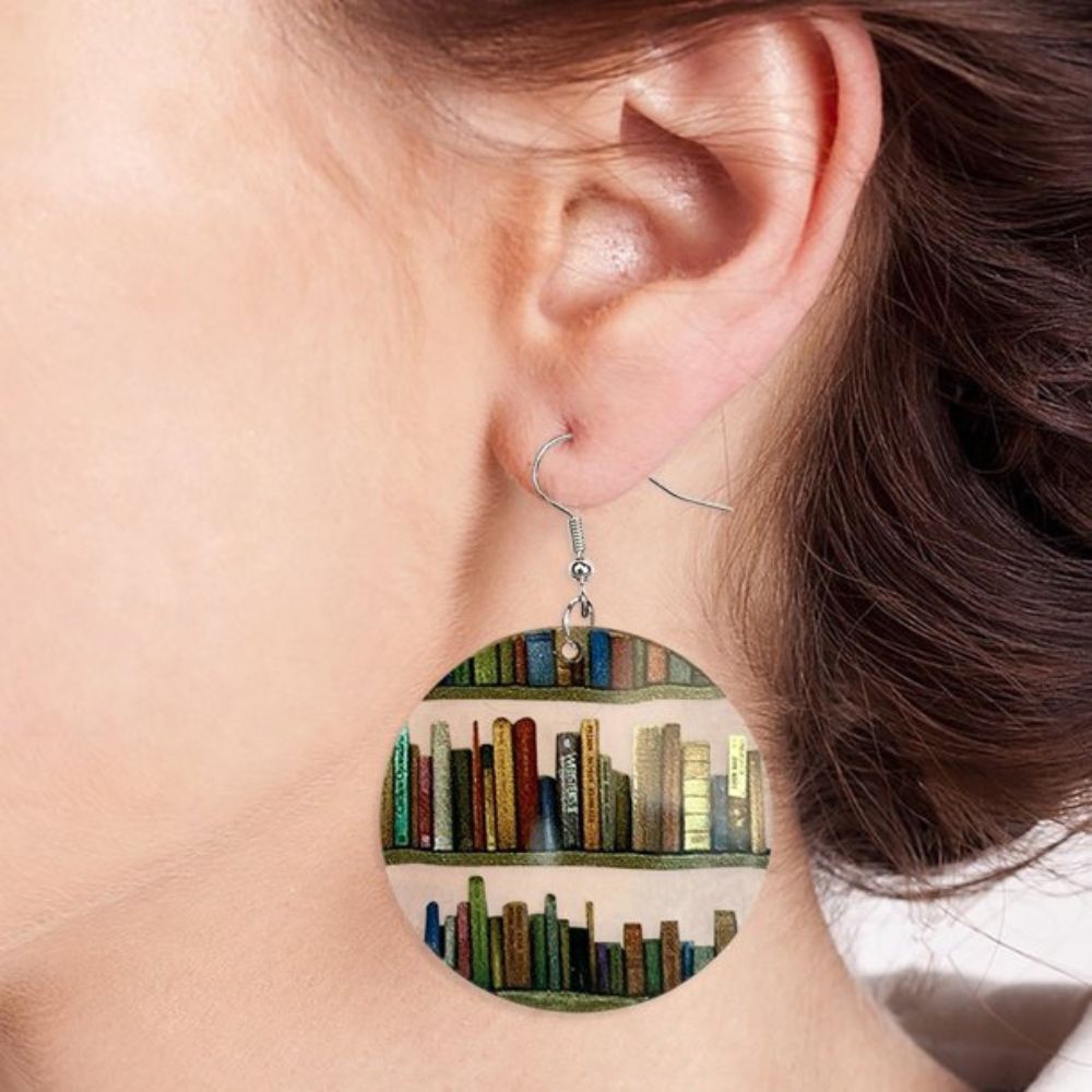 BOUCLES D'OREILLES POUR PASSIONNÉS DE LITTÉRATURE (PAIRE)