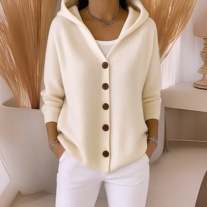 Felicia™ | Veste en tricot tendance avec capuche