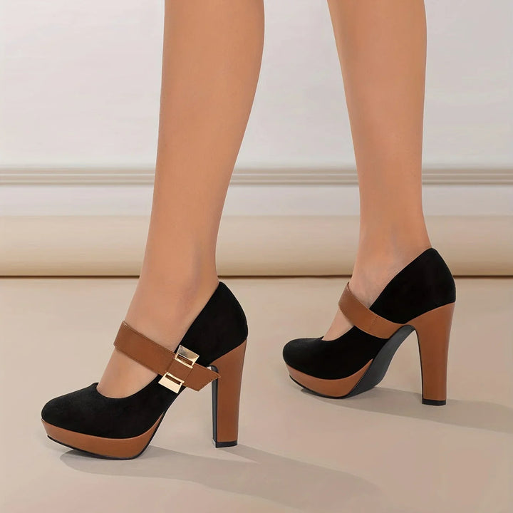 Juli Belle Suede Heels