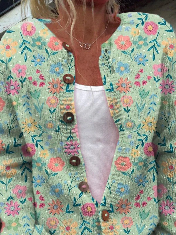 Camélia™ | Cardigan Prairie Fleurie