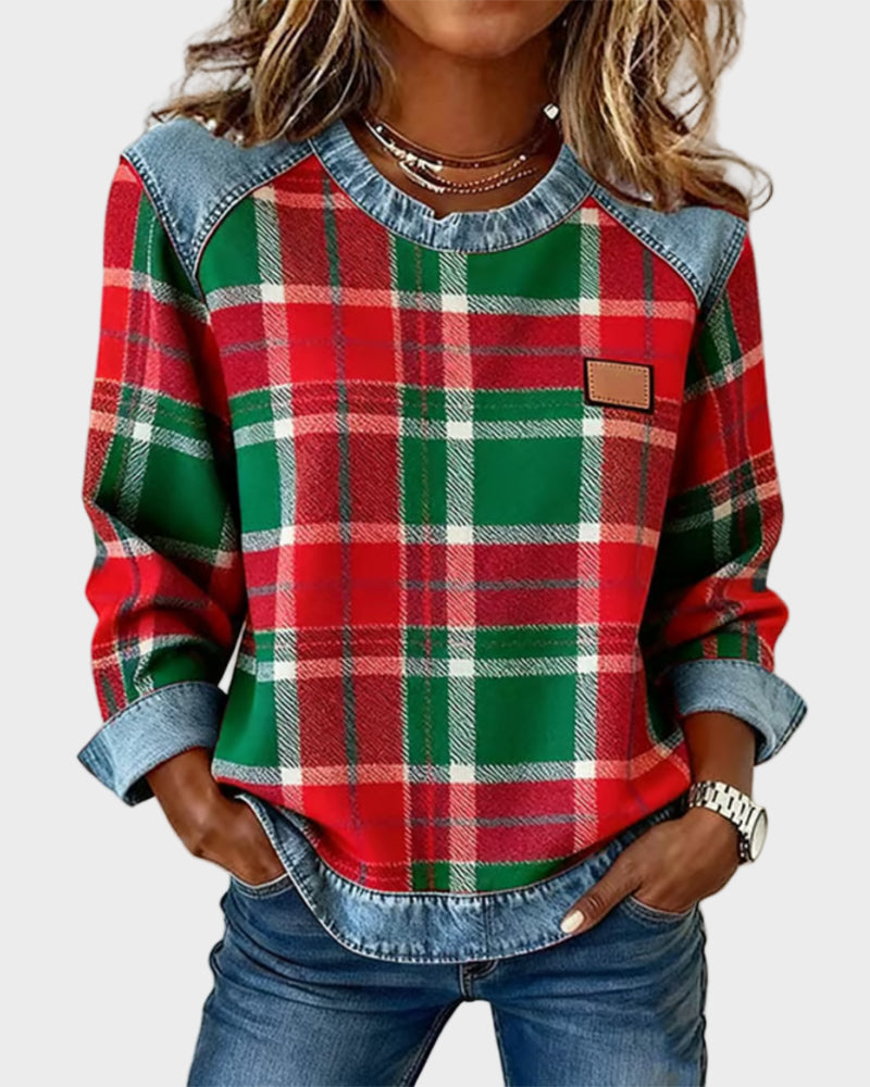 Ivy – Sweat à Motif Patchwork pour Femme