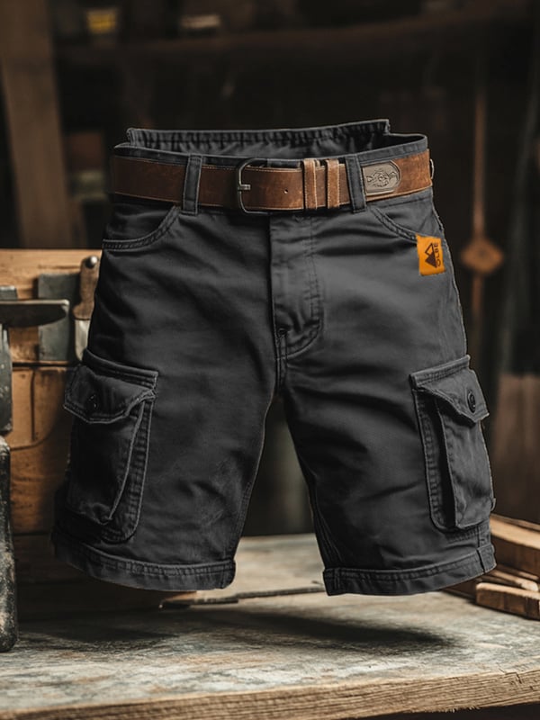 Novak - Shorts Cargo Rétro Avec Poches Multiples