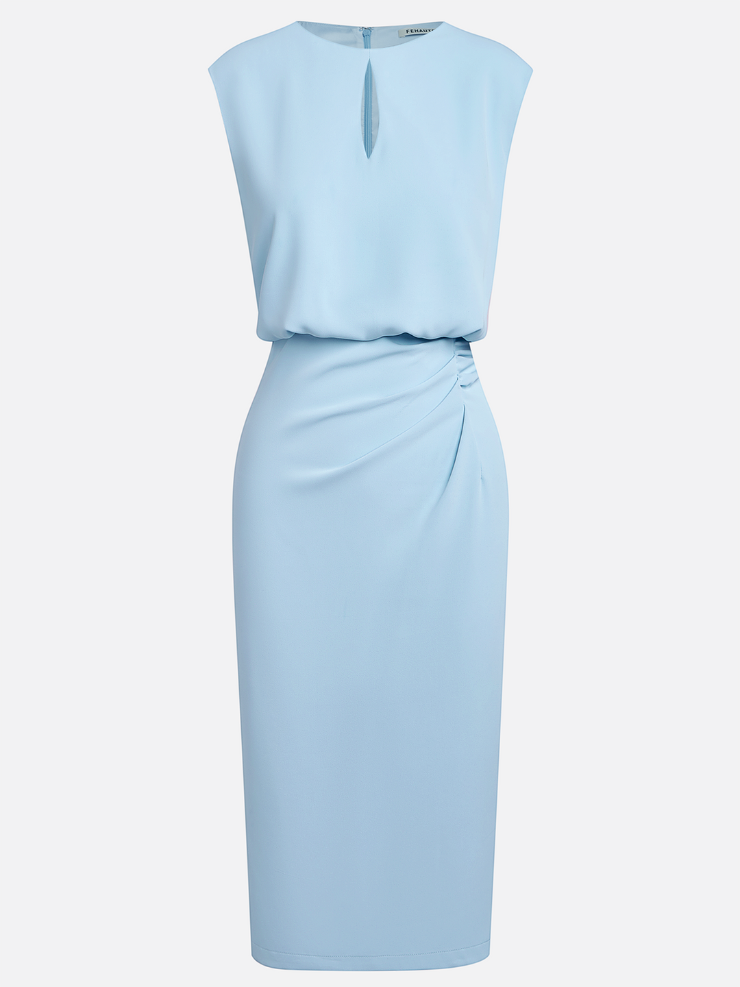 Valentina™ | Robe midi avec drapé latéral au charme sophistiqué