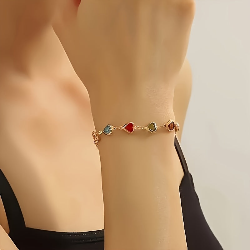Bracelet en forme de cœur unique