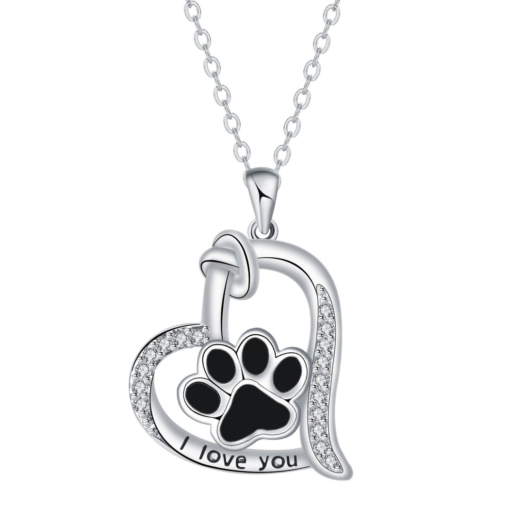 Collier avec Pendentif Empreinte