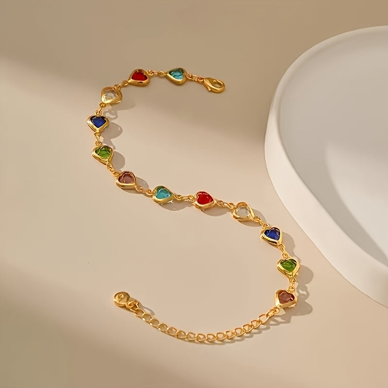 Bracelet en forme de cœur unique