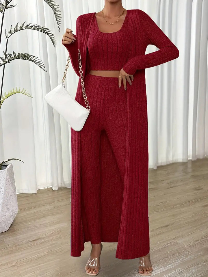 Solène - Chic Ribbed Set