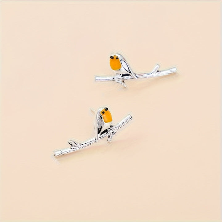 Boucles d'oreilles Cartoon Oiseau