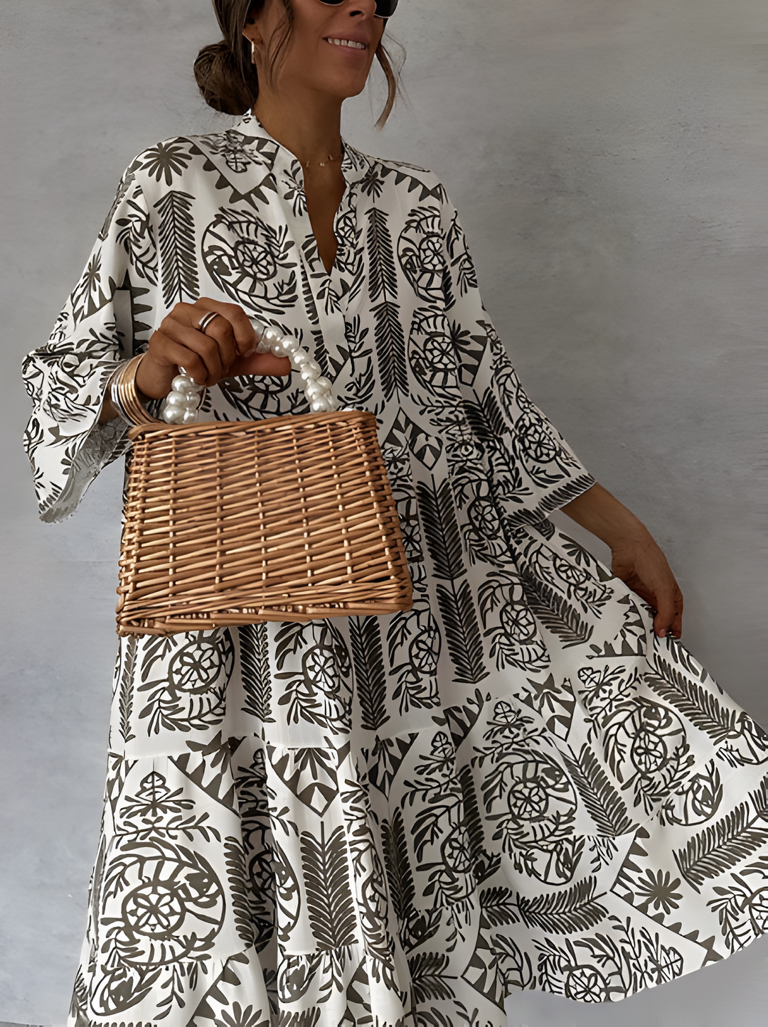 Idalina™ | Robe Tendance à Imprimé