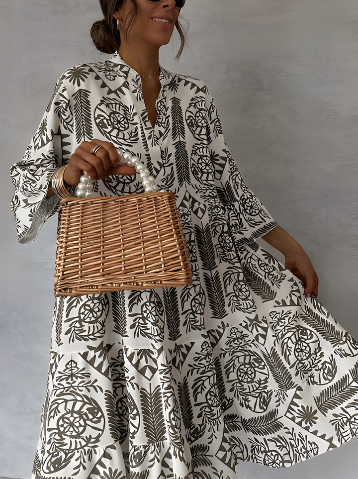 Idalina™ | Robe Tendance à Imprimé