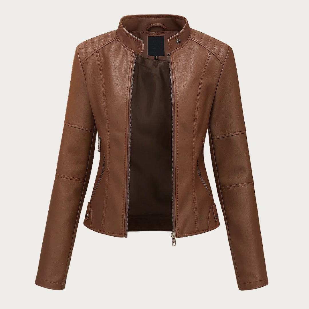 Jeniffer™ | Veste en cuir au style moderne