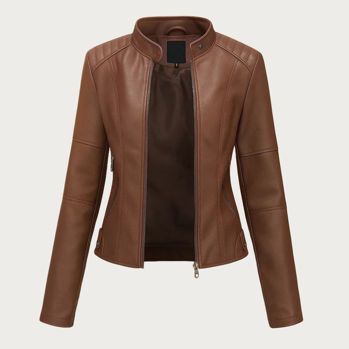 Jeniffer™ | Veste en cuir au style moderne