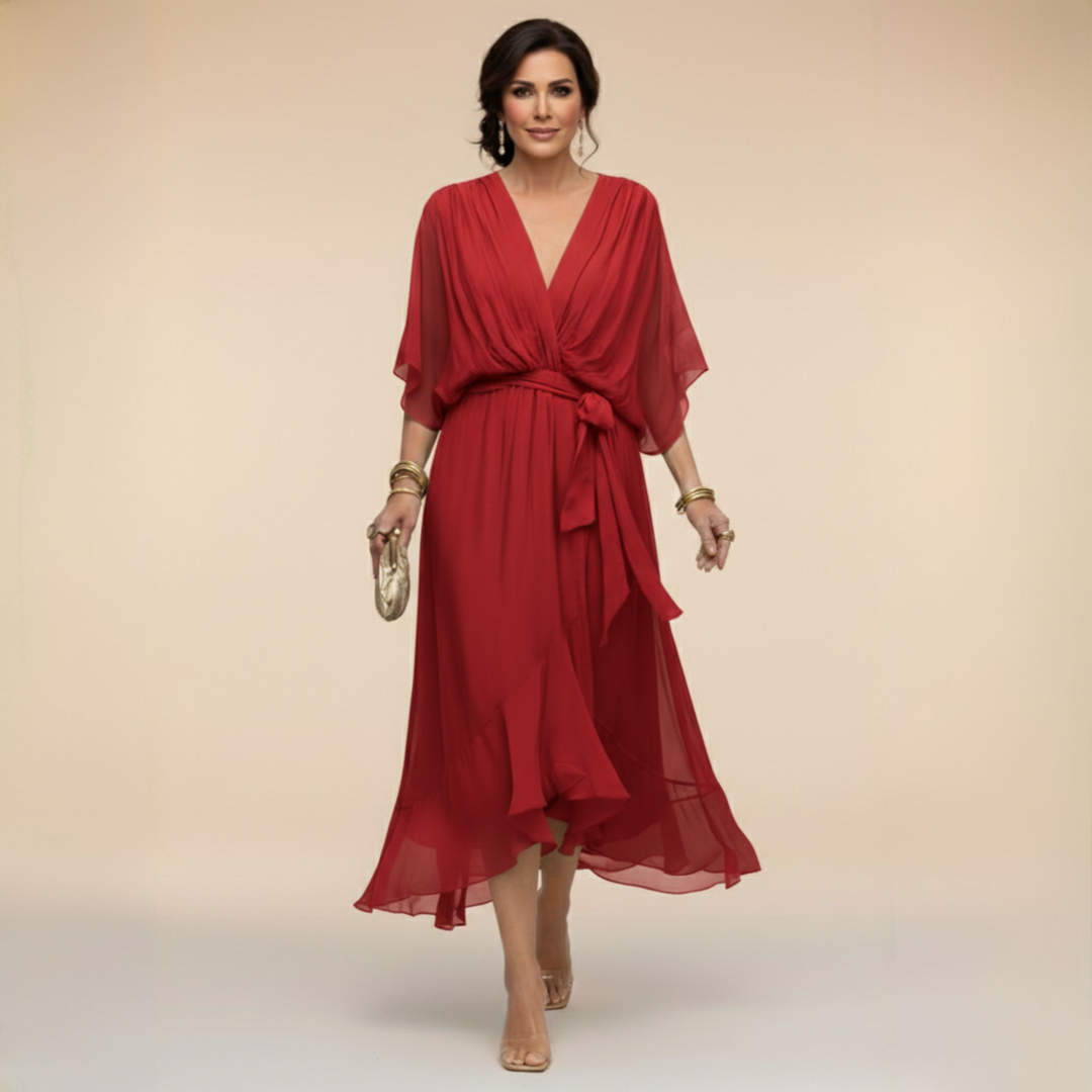 MARTA™ | Robe légère et transparente à col en V