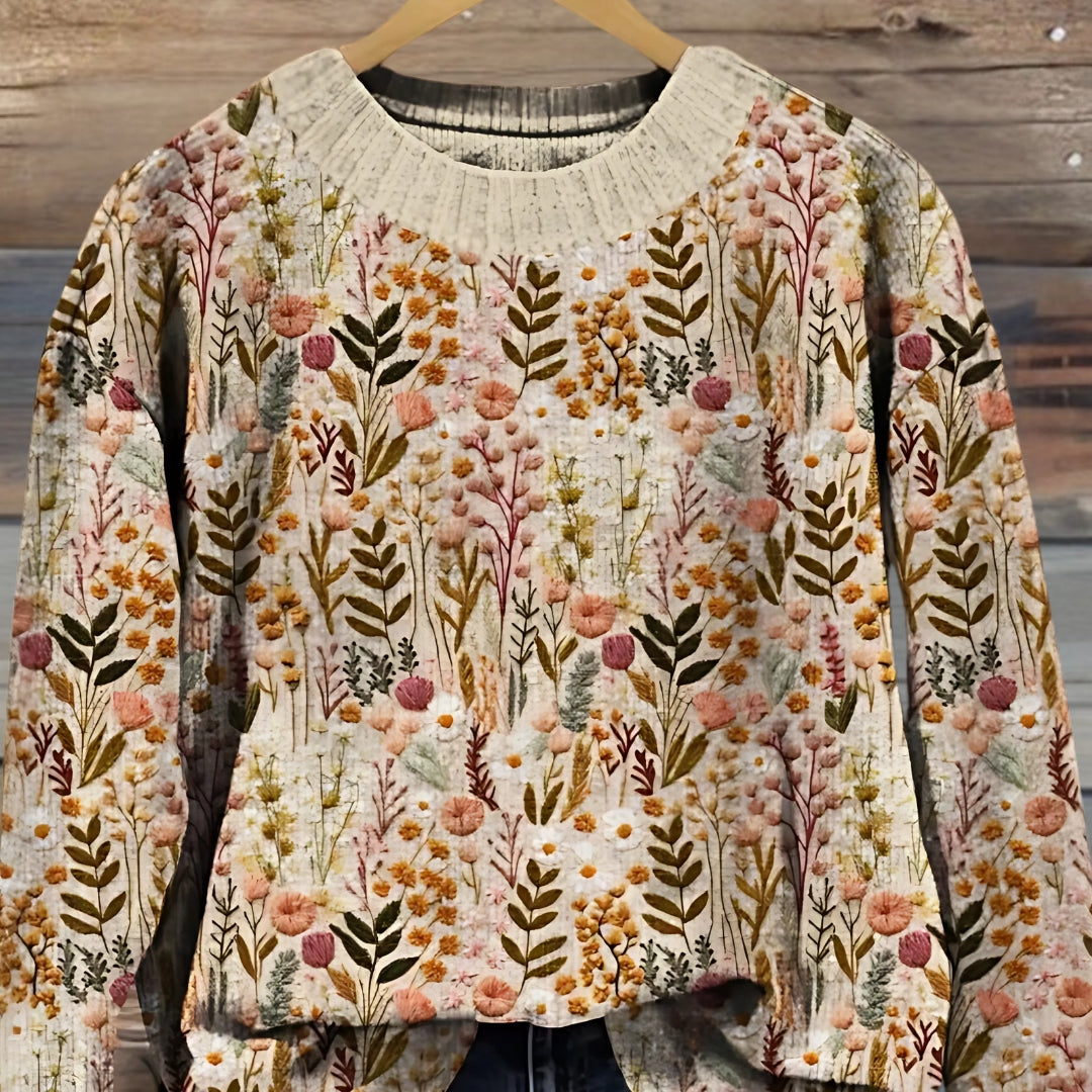 Nova™ | Pull fleuri confortable