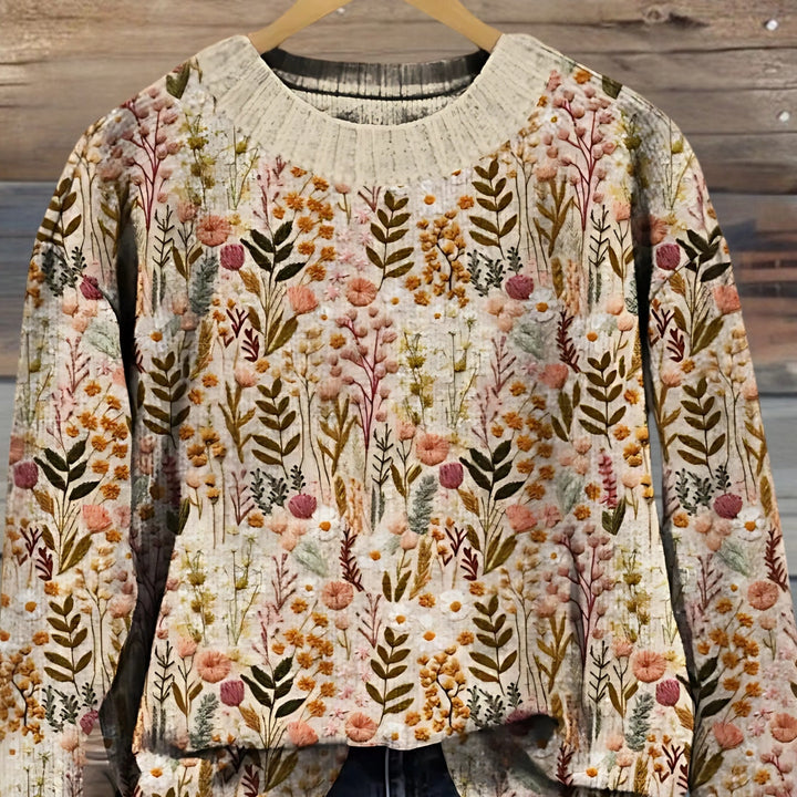 Nova™ | Pull fleuri confortable