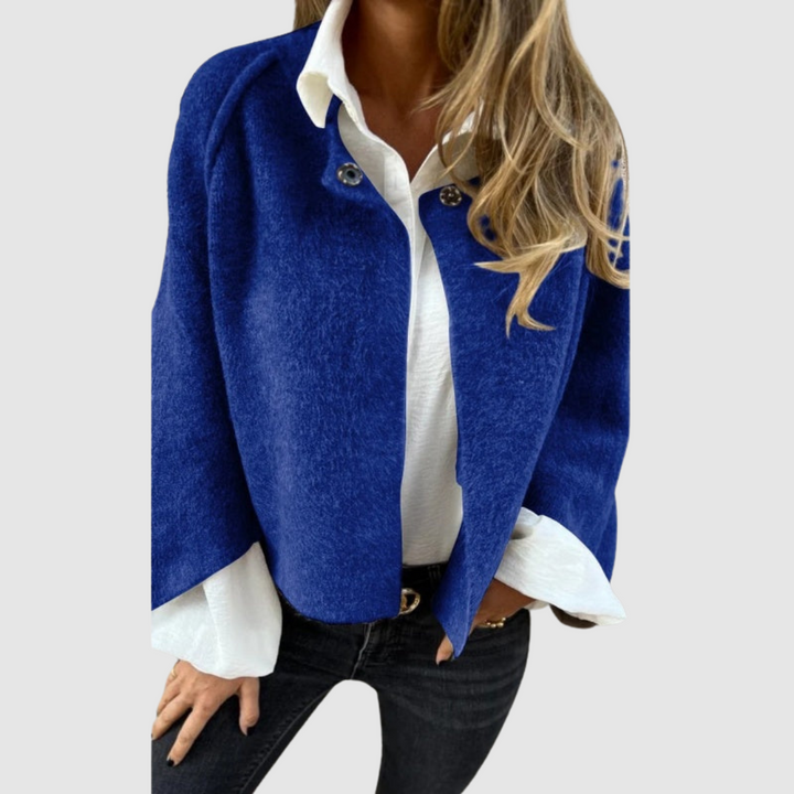Jasmína - Manteau à décolleté décontracté