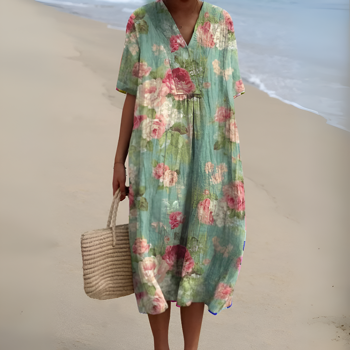 Nicole™ | Robe d'Été Florale