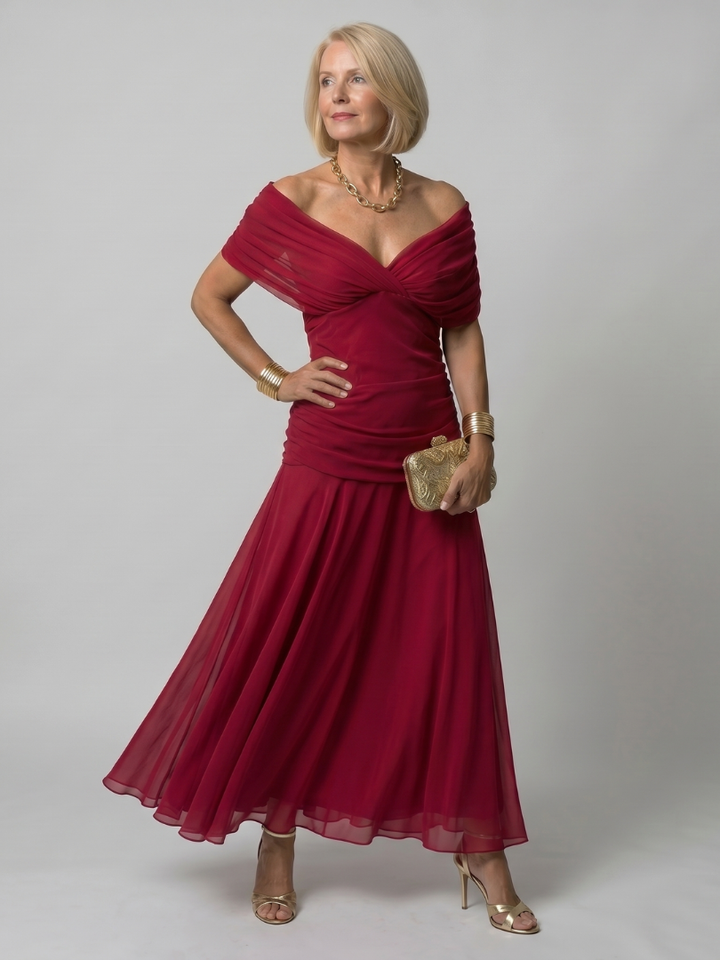 Calen | Robe Midi Off Shoulder