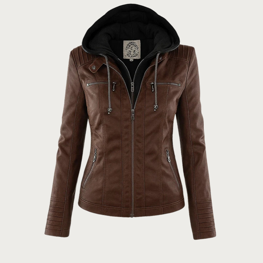 Monika™ | Veste en cuir robuste et élégante