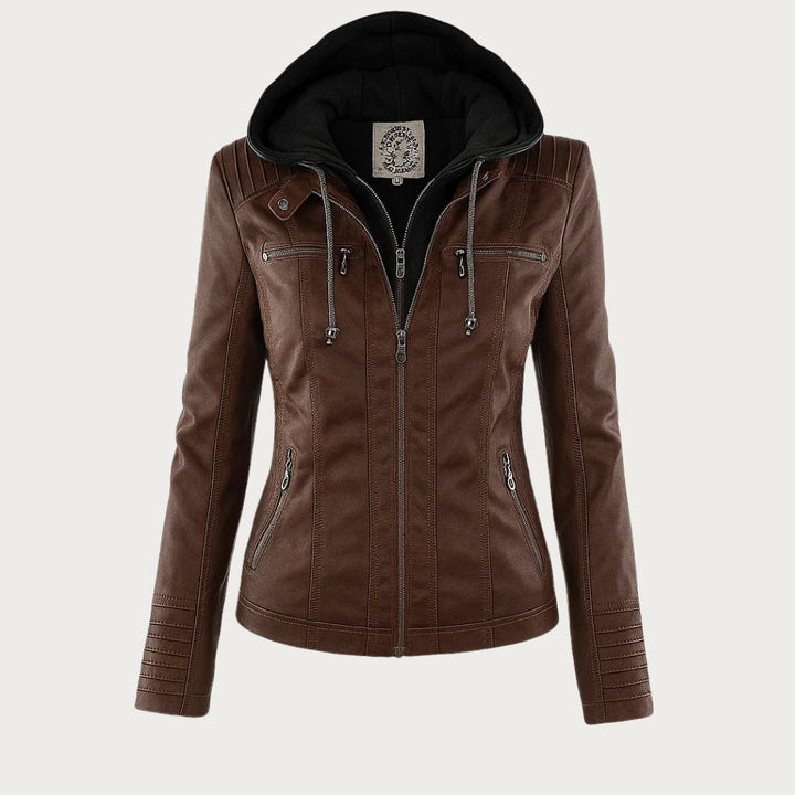 Monika™ | Veste en cuir robuste et élégante