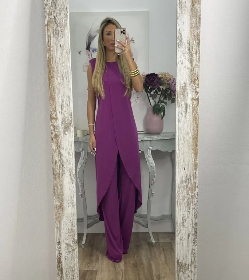 Flavia - Chic Sleeveless Ensemble