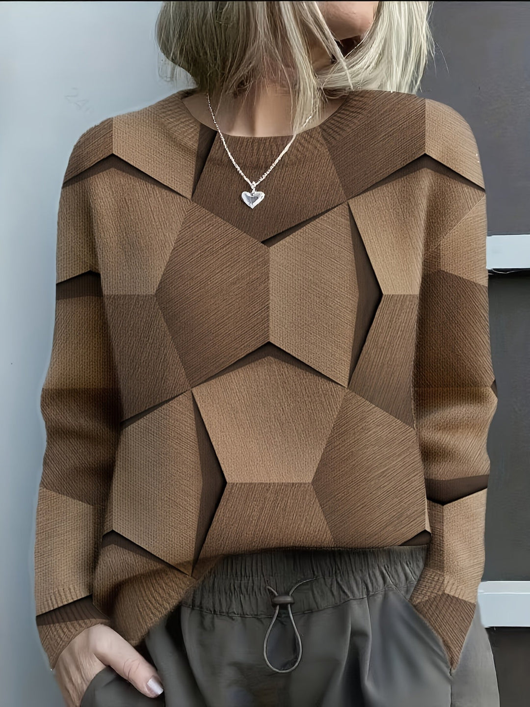 Caoimhe | Sweatshirt Géométrique Artistique