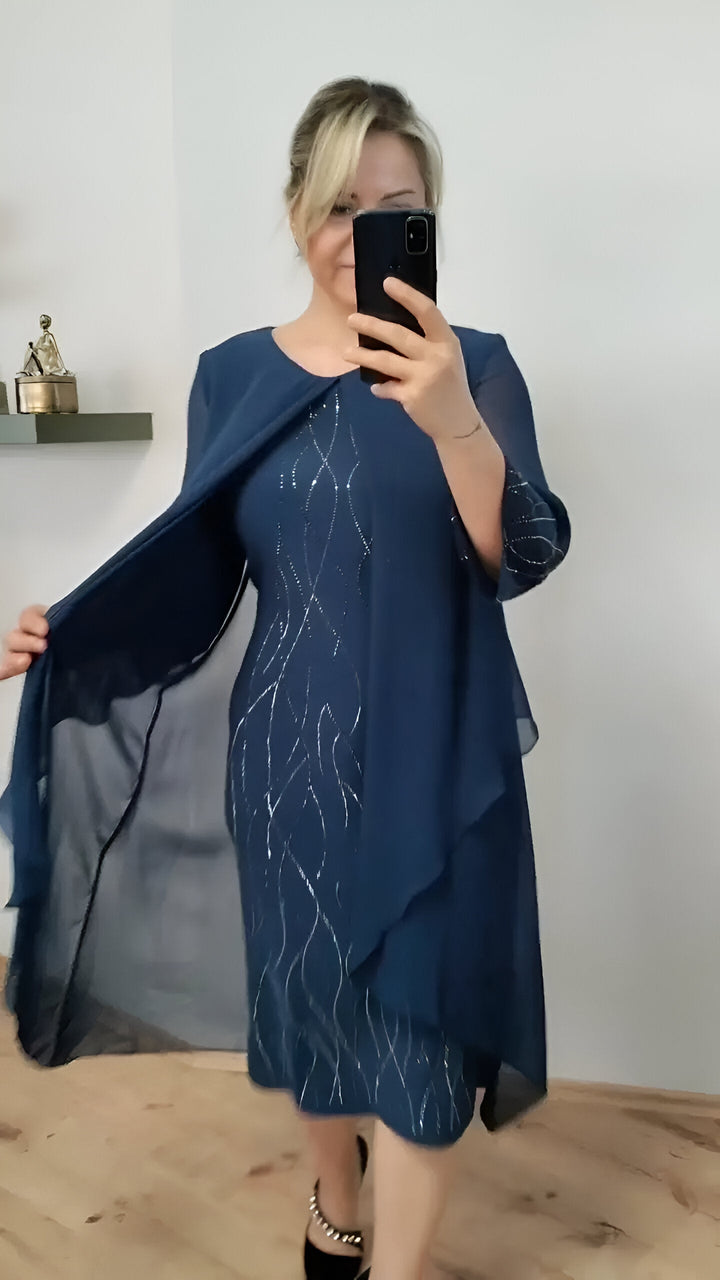 Claudia™ | Robe Élégante à Superposition Légère