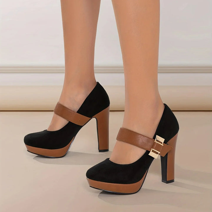 Juli Belle Suede Heels
