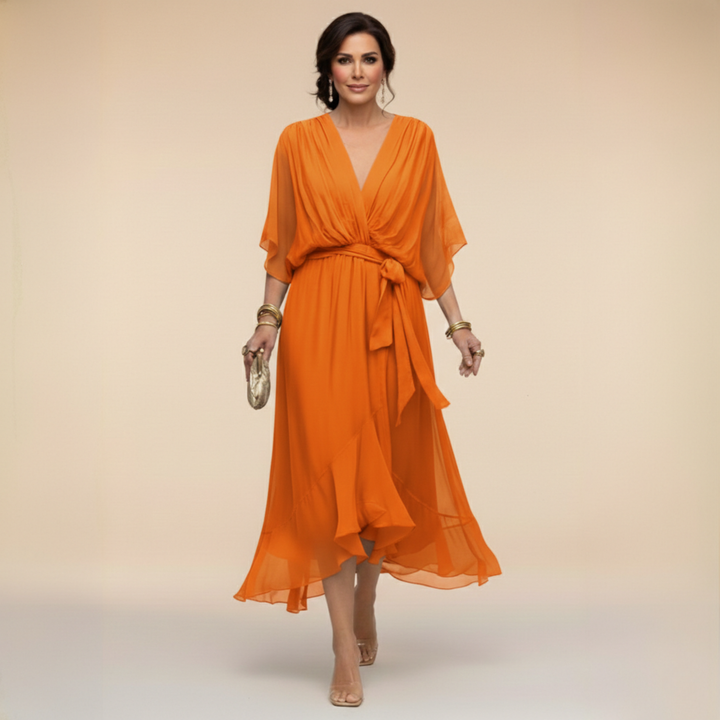 MARTA™ | Robe légère et transparente à col en V