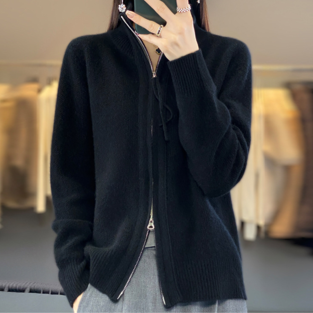 Luna | Cardigan Doux avec Zip