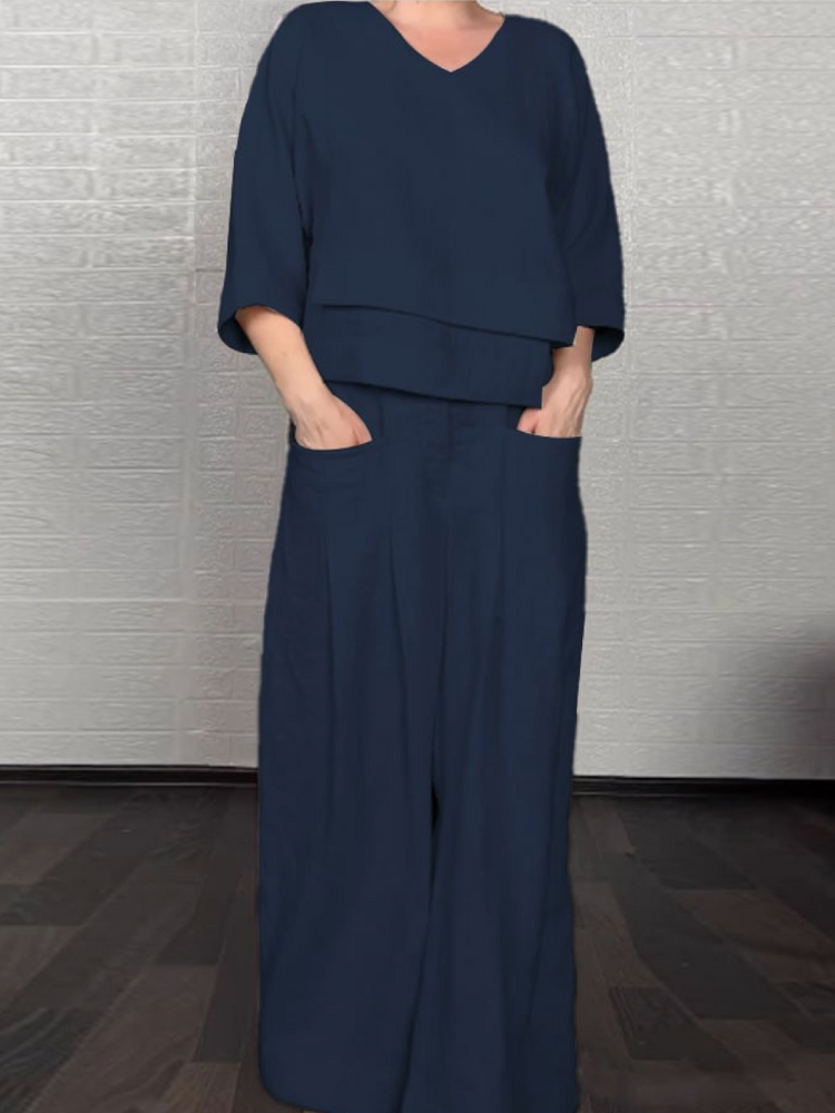 Renaya - Ensemble Casual en Coton et Lin