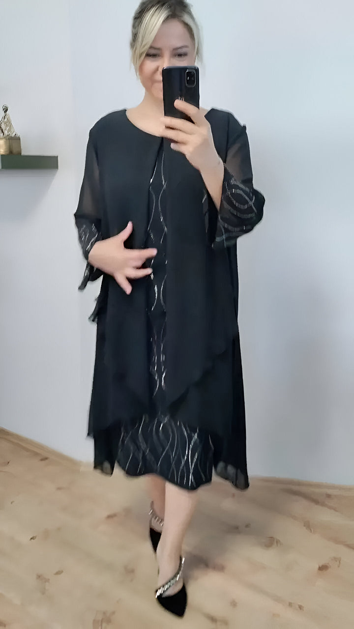 Claudia™ | Robe Élégante à Superposition Légère