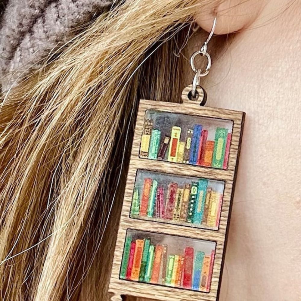 BOUCLES D'OREILLES POUR PASSIONNÉS DE LITTÉRATURE (PAIRE)